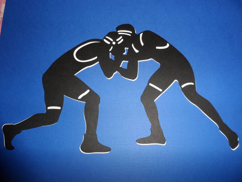 Wrestlers Wrestling Match Center Piece Party Decoration Locker Etsy