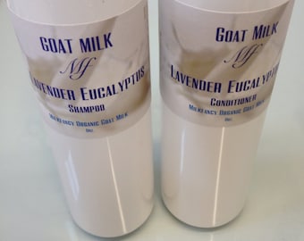 Goat milk shampoo , goat milk, shampoo, conditioner,  pure oil Lavender Eucalyptus