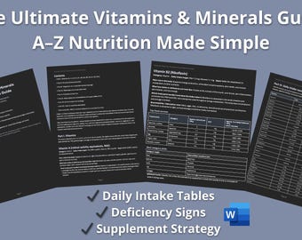 Guida completa ai micronutrienti dalla A alla Z: vitamine, minerali, fabbisogno giornaliero, fonti alimentari e integratori.