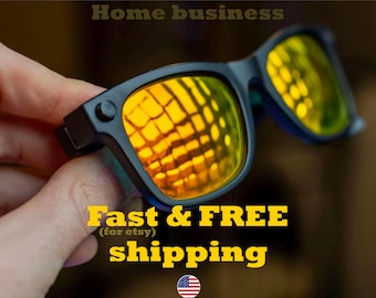 Meta Rayban LED cover blocker Snap on fit, no glue needed. (5 pack) fits gen2/gen1 Wayfarer/Skyler/Headliner & Oakley Meta