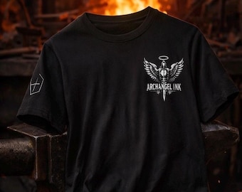 Camiseta cristiana "El hierro afila el hierro" – Proverbios 27:17 - Ropa de fe