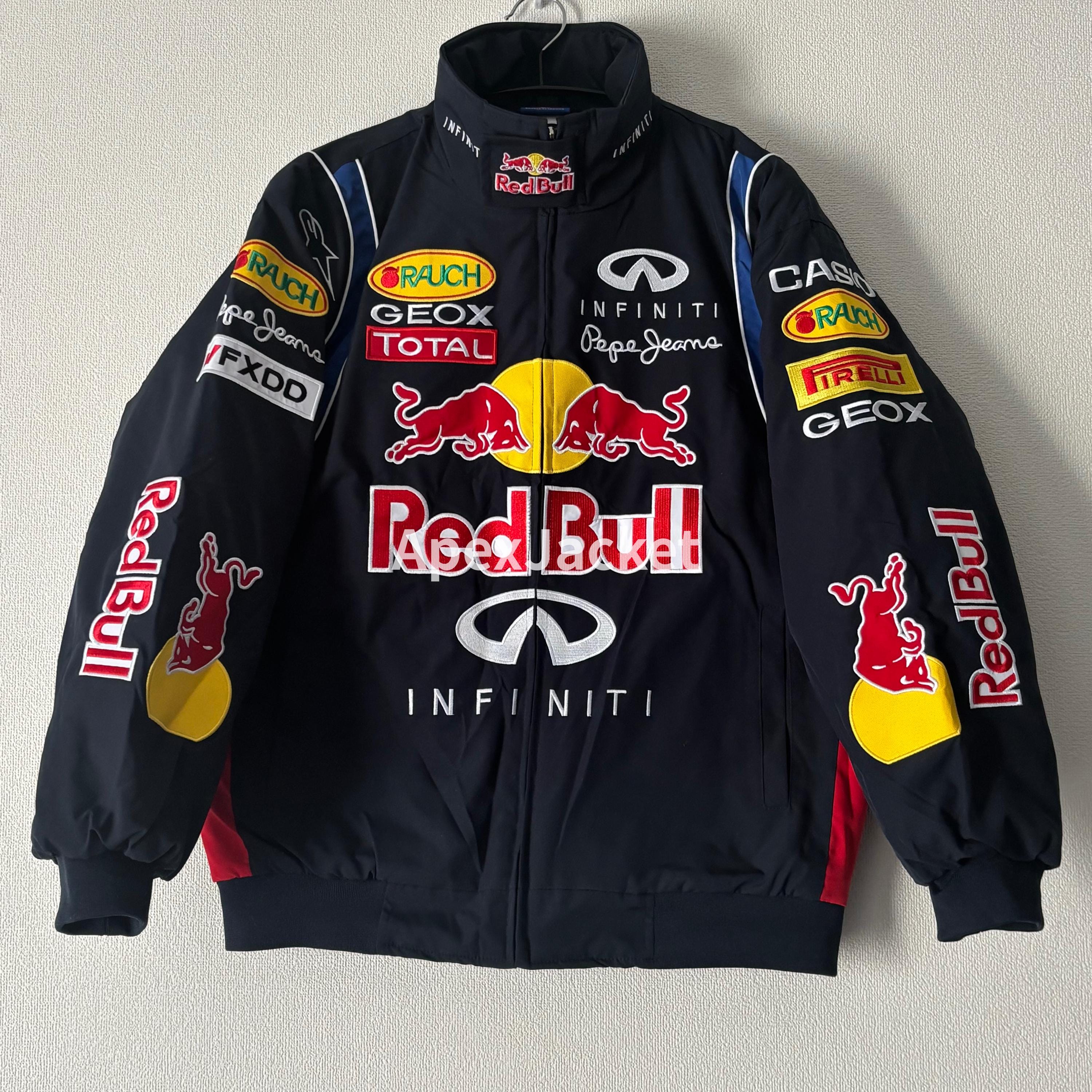 Red Bull Embroidered Racing Vintage Jacket F1 Unisex - Etsy