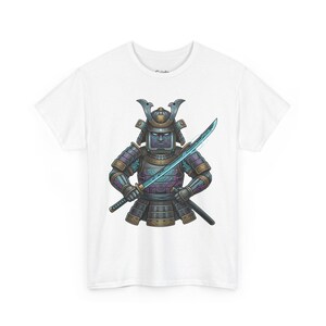 Cyber Samurai Shirt - CPU Warrior Design - Gamer & Tech Armor Tee - Futuristic Samurai Art