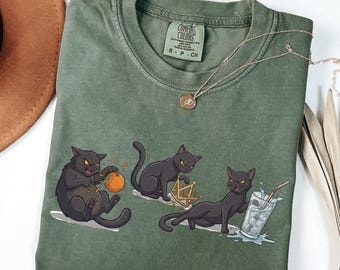Maglietta di protesta Comfort Colors® Nope Cat, maglietta No Kings, maglietta grafica anti ICE, maglietta con gatto a sfondo politico, maglietta con dichiarazione anti Trump