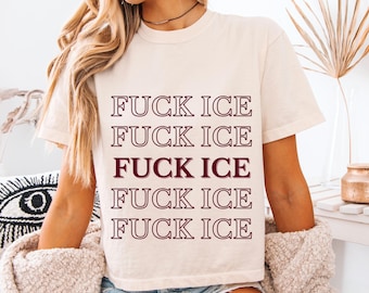 Maglietta Abolish ICE, Maglietta di protesta Fuck ICE, Top Chinga La Migra, Maglietta di resistenza FDT, Maglietta attivista per la giustizia sociale