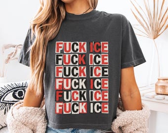 Maglietta "Abolire l'ICE", Maglietta "Fanculo l'ICE", Maglietta "Chinga La Migra", Maglietta di protesta, Maglietta per la giustizia sociale