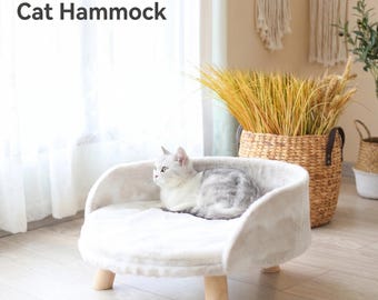 Cama cómoda y relajante para perros / Cama redonda lavable tipo donut para gatos / Cama antiestrés de suave piel sintética para perros pequeños, medianos y grandes