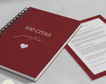 100 Date-Ideen für Paare (PDF zum Ausdrucken), Digitales Buch, Terminplaner zum Ausdrucken, Geschenk für Paare, Jahrestage, Pläne für Paare, Digital