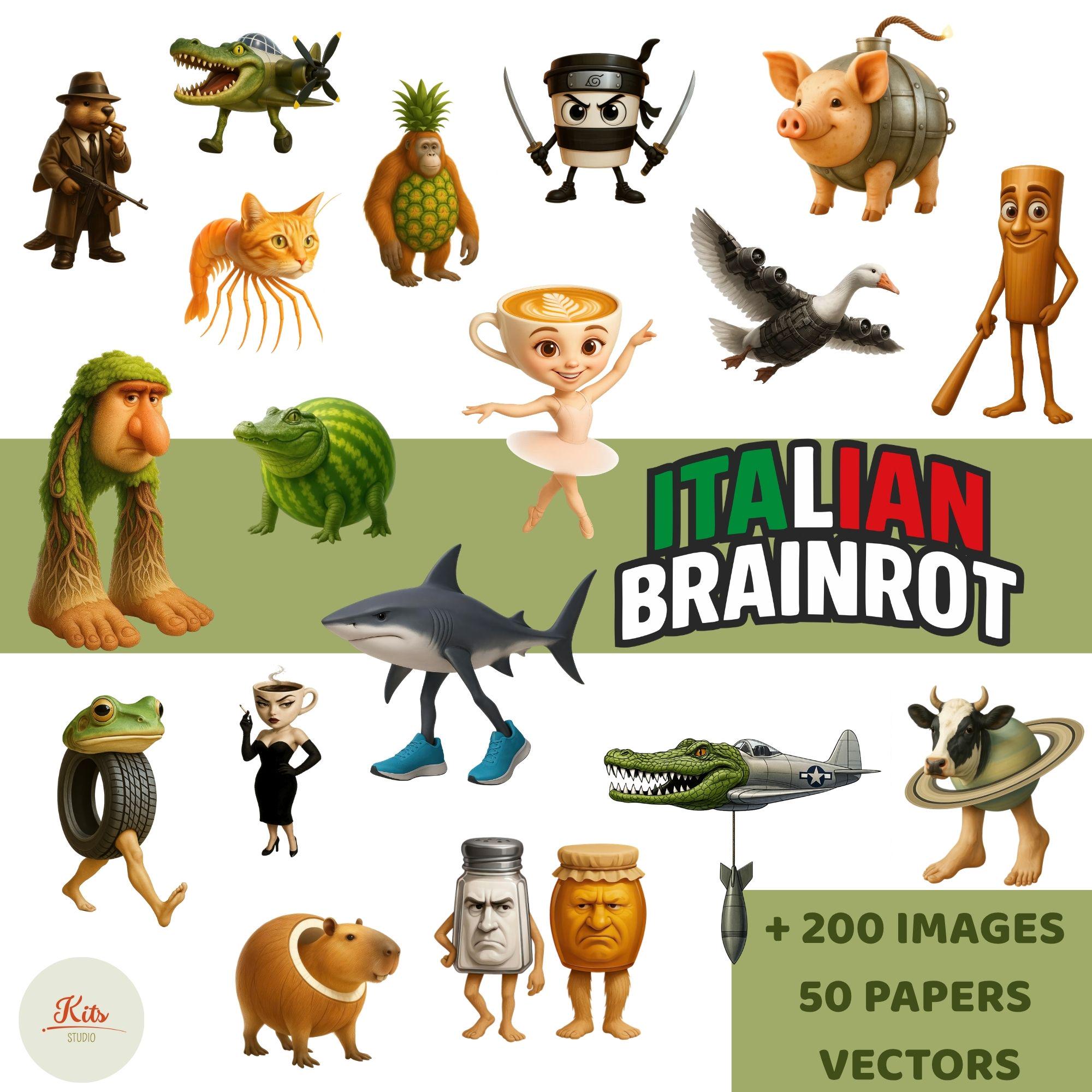 Italian brainrot card pack - Etsy 日本