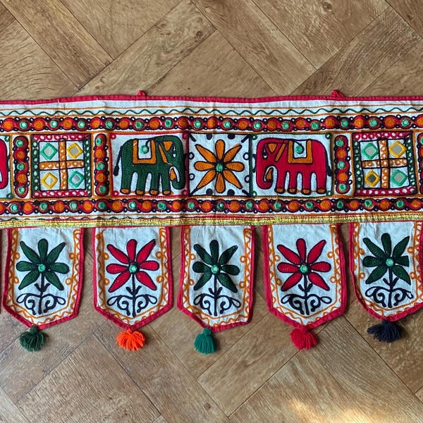 Traditional Indian Door Decor Hanging Toran Window Valance