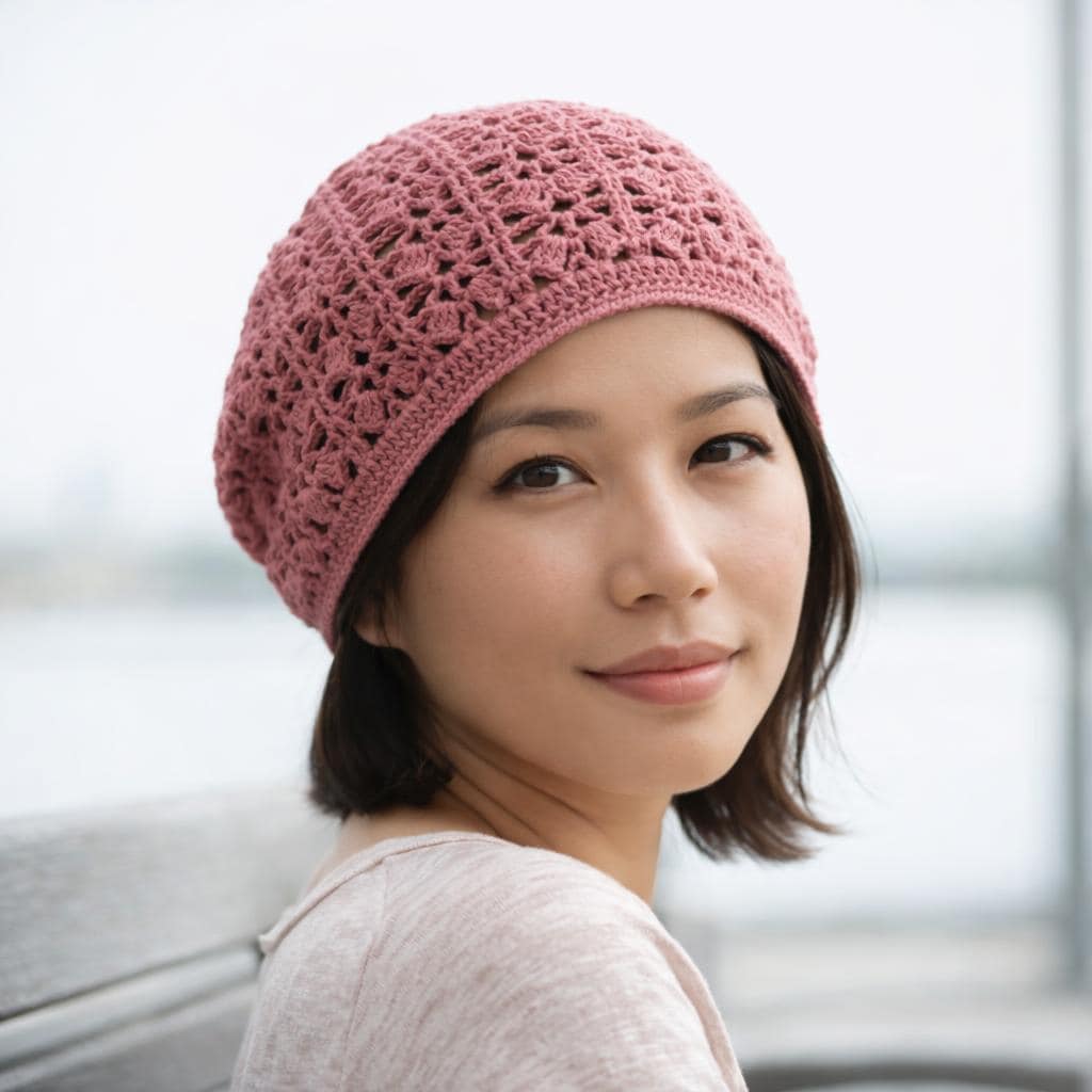 Crochet Lace Hat Pattern PDF, Easy Crochet Beanie Pattern - Etsy Australia