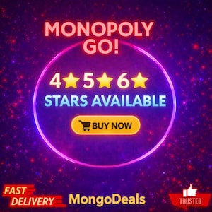Monopoly Go Stickers: 4, 5, 6 Star Cards Available – Fast Delivery