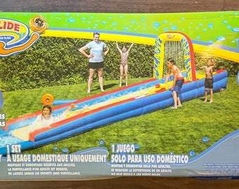 Wham‑O Slip ‘N Slide Air Backyard Water Slide – 32 ft with Air Blower – Sealed (Ages 5–12)