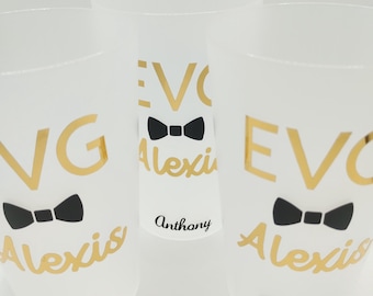 Gobelet EVG personnalisé prénom, gobelet team marié, accessoire EVG, cadeau enterrement vie de garçon