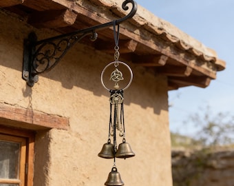 Handmade Celtic Knot Witch Bells for Protection, Wiccan Witch Bell, Home Blessing Amulet, Wicca Gifts for her