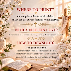Christian Wall Art Set of 3, Neutral Bible Verse Prints, Psalm 23, Jeremiah 29 11, Psalm 46 10, Minimalist Beige Scripture Digital Download image 13