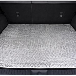 Wodoodporna mata do bagażnika, uniwersalna, do bagażnika samochodowego, teksturowana, antypoślizgowa, przyjazna dla zwierząt, składana, wytrzymała, 100 x 110 cm