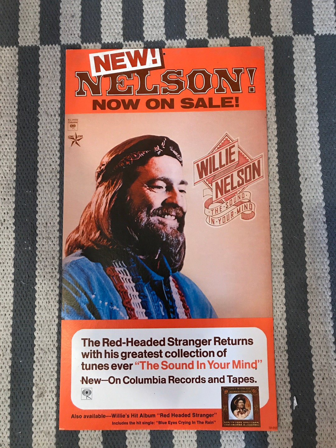 Willie Nelson Promo Print Etsy