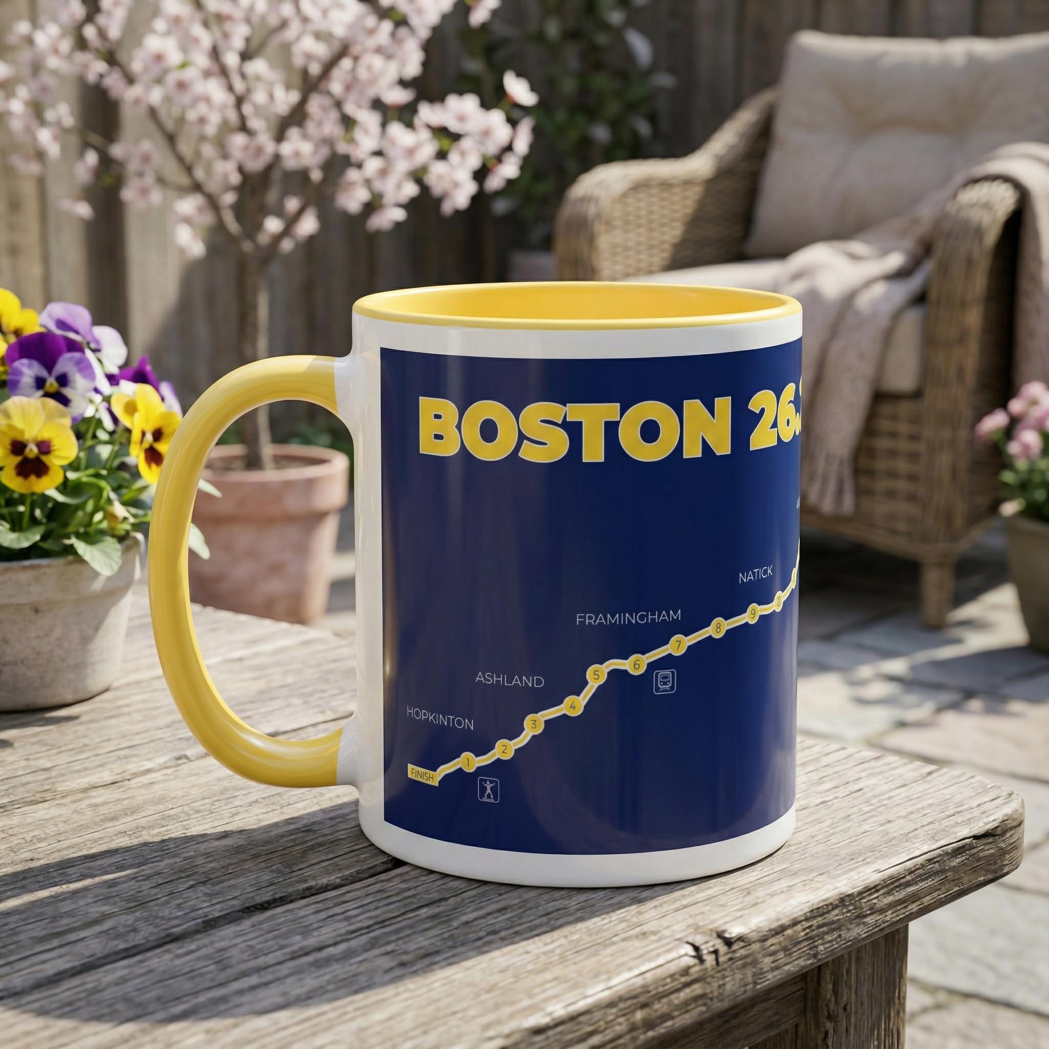 Marathon Mug Boston - Etsy