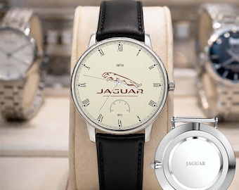 Jaguar Logo Watch, A Gift for Automotive Lovers