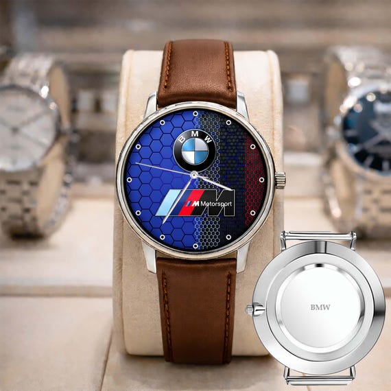 BMW M Motorsport Sport Watch, Stainless Steel Racing Style Unisex