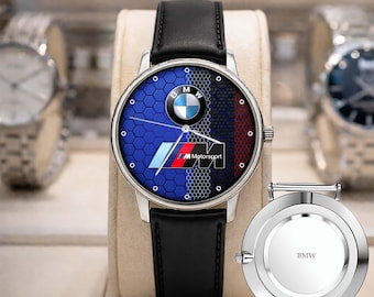 BMW M Motorsport Sport Watch, Stainless Steel Racing Style Unisex Watch