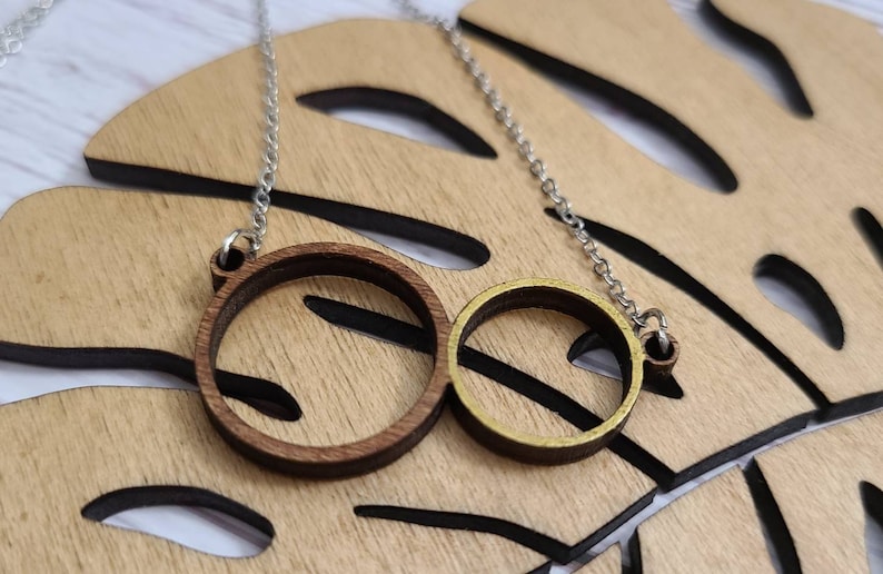 A Bond Between a Mother and Her Child is Forever Mother/'s Necklace. Mother Daughter or Mother Son Two Circles Necklace Gift For Mom