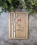 Cardinal Voice Recording Memorial Sign With Matching Wooden Easel- Cardinal Memorial Gift With Code For Audio Message- Soundwave Art QR Code 