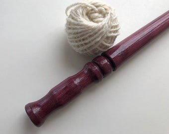 Purple Heart Nostepinne Handmade Hand Turned