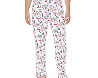 Bunte Rollschuh Muster Pyjama Hose | Allover-Druck
