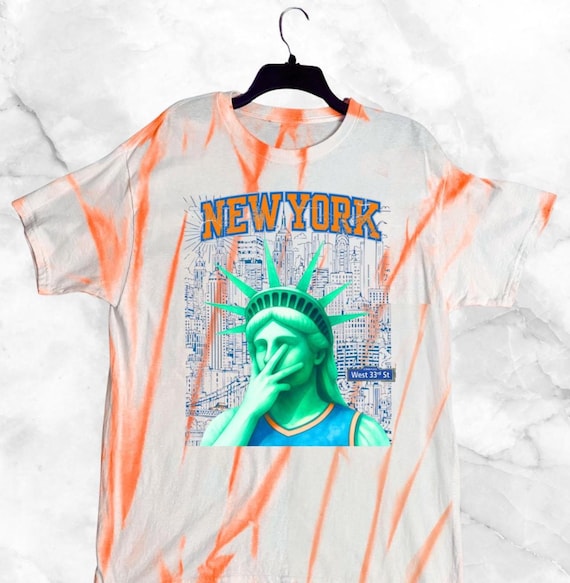 New York Basketball Shirt, Jalen Brunson Statue of Liberty T-shirt