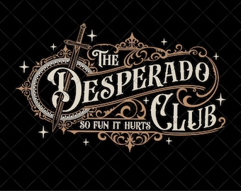 Descarga digital de nuevos logros de mazmorra, The Desperado Club Litrpg Png, regalo de Booktok de fantasía, lector de ciencia ficción Png, fanático de las donas Png