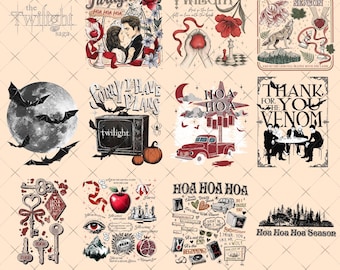 Hoa Hoa Hoa Png, Fan de romance vampírico png, PNG inspirado en vampiros, PNG estético de portada de libro, Romance de vampiros y lobos, PNG estético literario