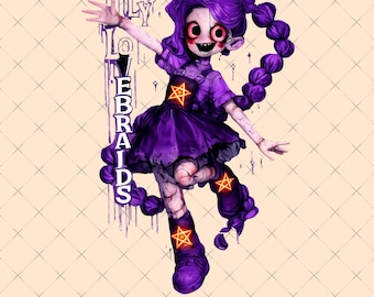 Juego de terror Poppy Playtime PNG, diseño de juguete aterrador, descarga digital