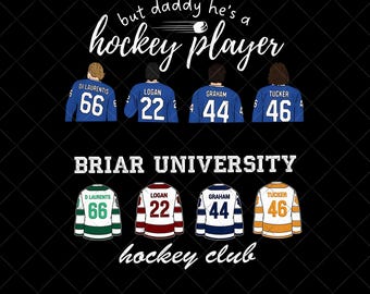 Briar Hockey Digital Download, Off-Campus Crewneck, Hockey Romance Png, Briar U Png, Campus Hockey Briar U Png, University Hawks