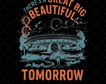 There’s a Great Big Beautiful Tomorrow Digital Download, Disney Family Theme Park Png, Vintage Carousel of Progress Png