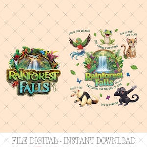 i love vbs jungle themed c lip art Certificate of Completion, Animal Theme (digital Download) I Love VBS Vacation Bible