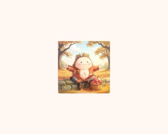 Humpty Dumpty | 11×14 Wall Art Print | Fairy Tale | Digital Download | Coral Penguin