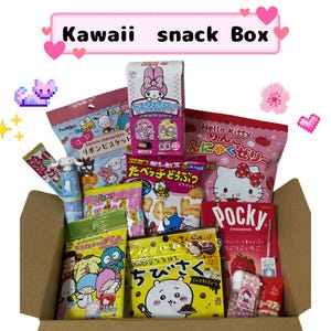 Caja de snacks japoneses Kawaii