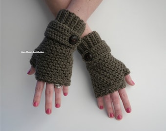 INSTANT Download - Sophie Fingerless Gloves CROCHET PATTERN Pdf File - Teen/Adult - Permission to sell finished item