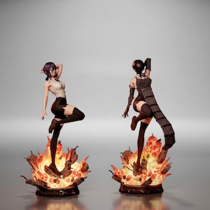 Reze Bomb Devil Anime 3D STL Figure File | Chainsaw Man "Bomb Girl" 3D Print Model STL | Digital Download