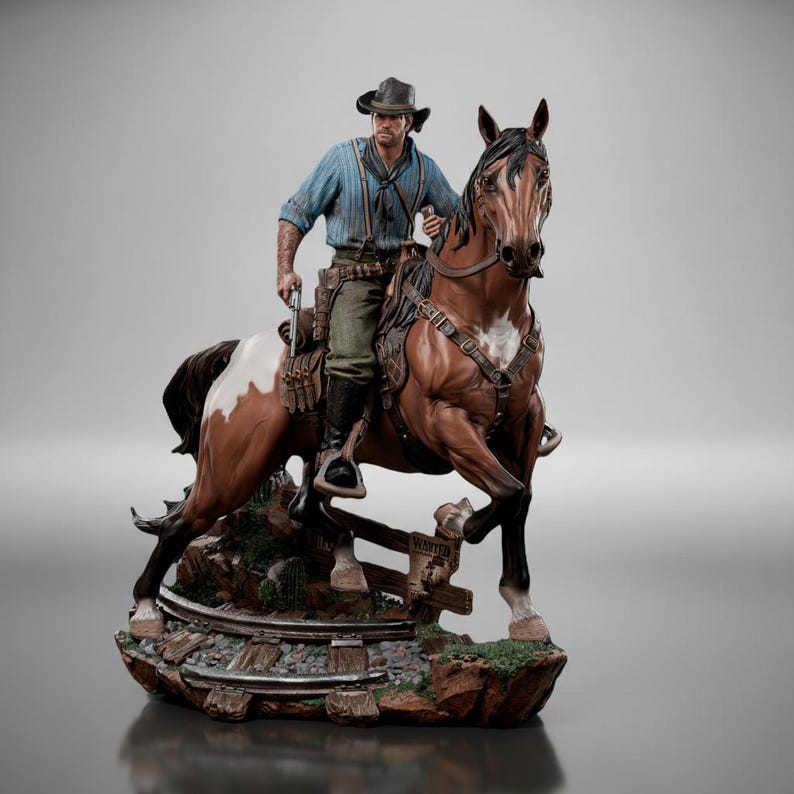 Morgan 3D STL Figure File | RDR 3D Print Model STL | Digital Download ...