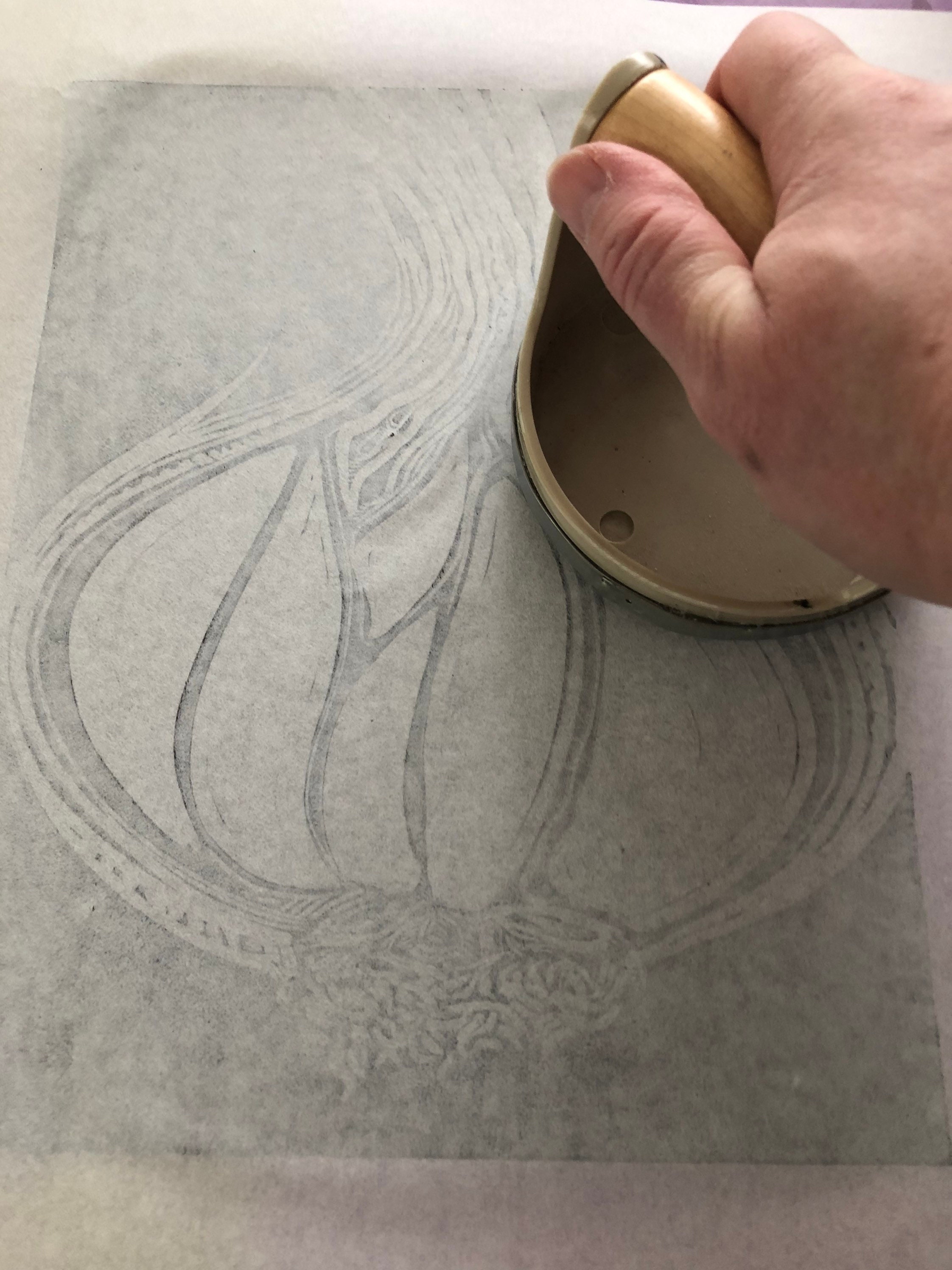 Garlic Bulb Linocut Etsy