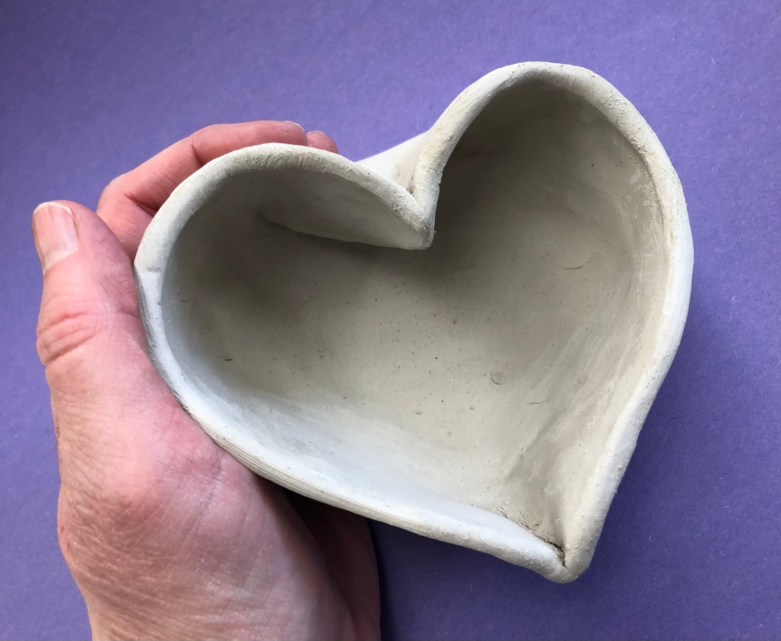 Heart Pinch Pots Etsy
