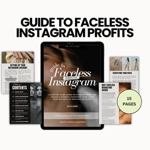 Professional mockup of 9-in-1 faceless marketing eBooks bundle with PLR and MRR rights for digital entrepreneurs and content creators