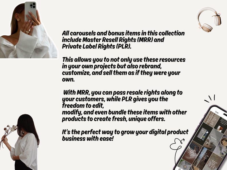 Faceless Instagram Carousel Templates | Aesthetic Canva Social Media ...