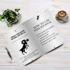 Aries Shadow Work Journal – Heilung von Impulsivität, Wut & Ego-Reaktion | Astrologie Selbstfindung Workbook