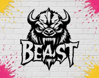 Vinilo adhesivo "Beast Mode" para coches, camiones, motocicletas, cajas de herramientas, escaparates, etc.