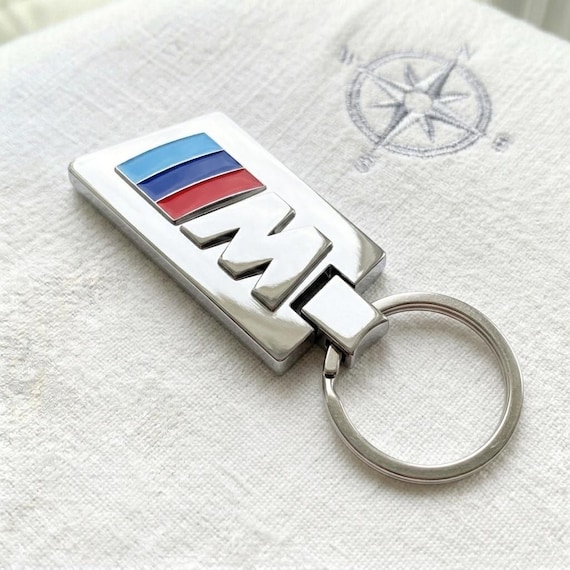 Chrome BMW Metal keychain - Car Accessory Gift