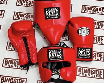 Personalized Cleto Reyes Boxing Sparring Set Professional Boxing Gloves Head & Groin Guard Training Kits